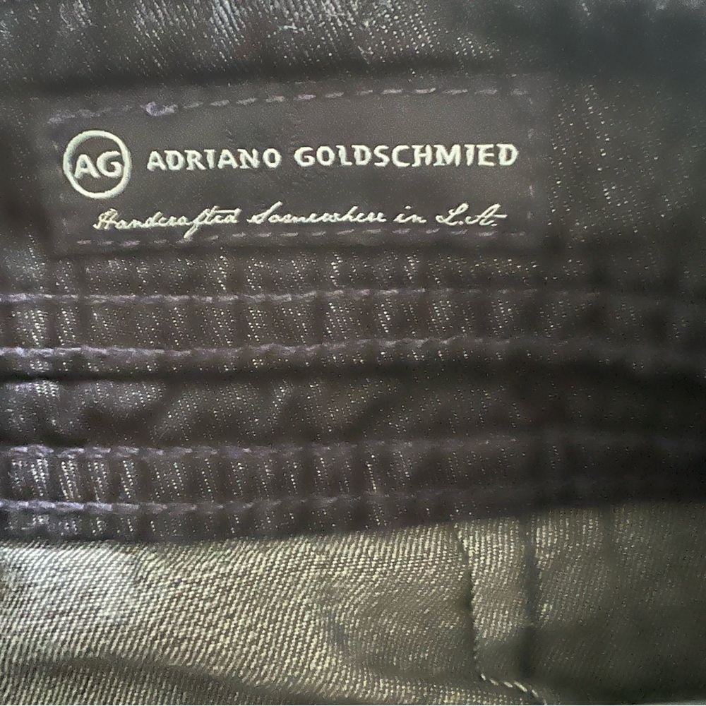 AG Adriano Goldschmied Dark Denim Pencil Skirt Size 26 Zipper Fly - Picture 2 of 9